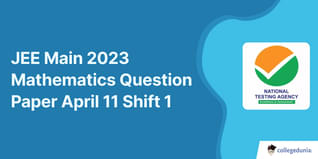 JEE Main 2023 Mathematics April 11 Shift 1 Question Paper with Solution PDF- Download Here